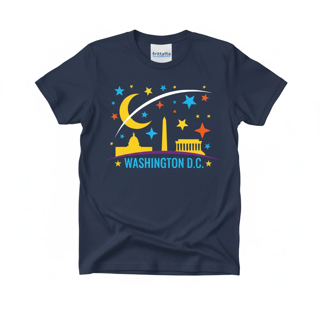 Stars Over Washington D.C. – A Dream Weaver's Essential Tee