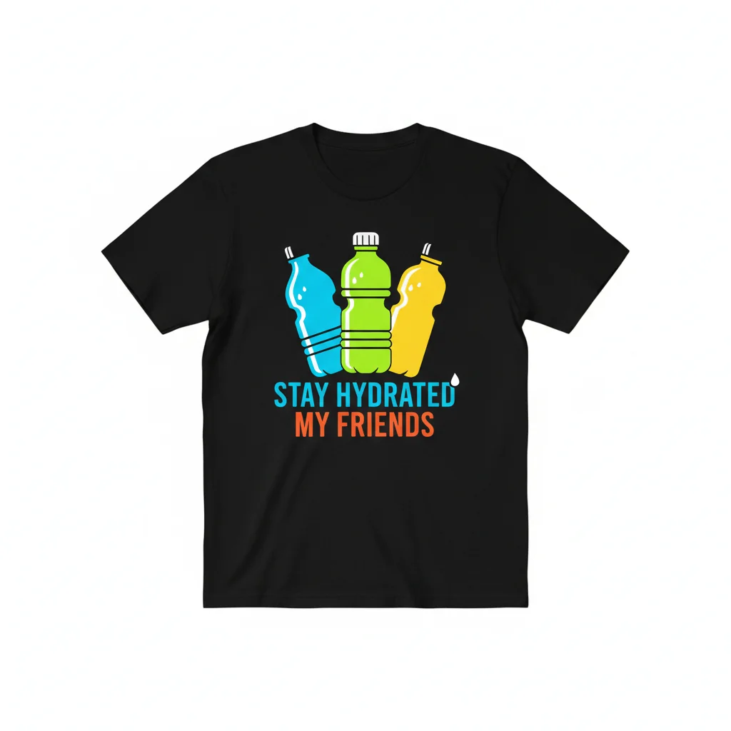 Stay Hydrated, Live Inspired: Essential Comfort Tee