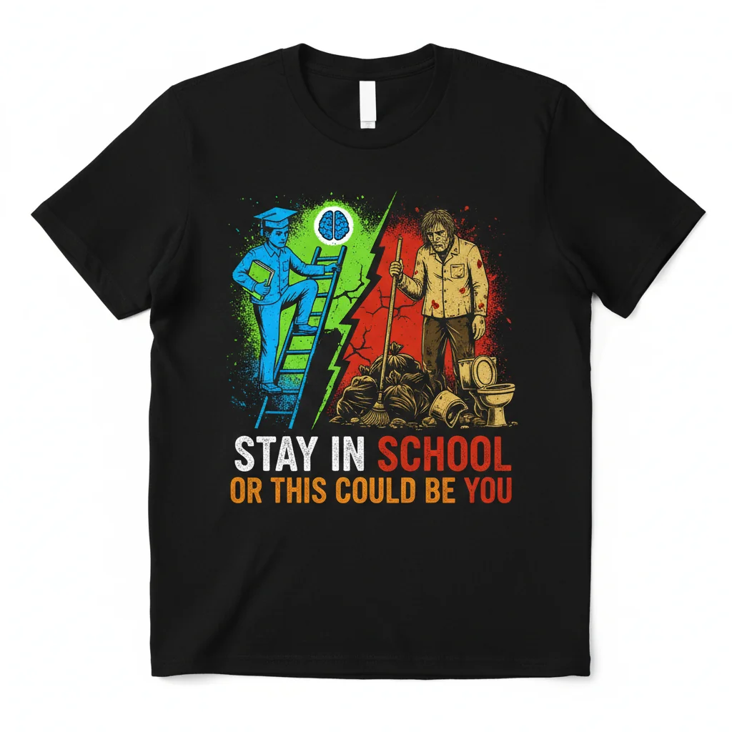 Future's Calling Tee: 'Stay in School' Essential