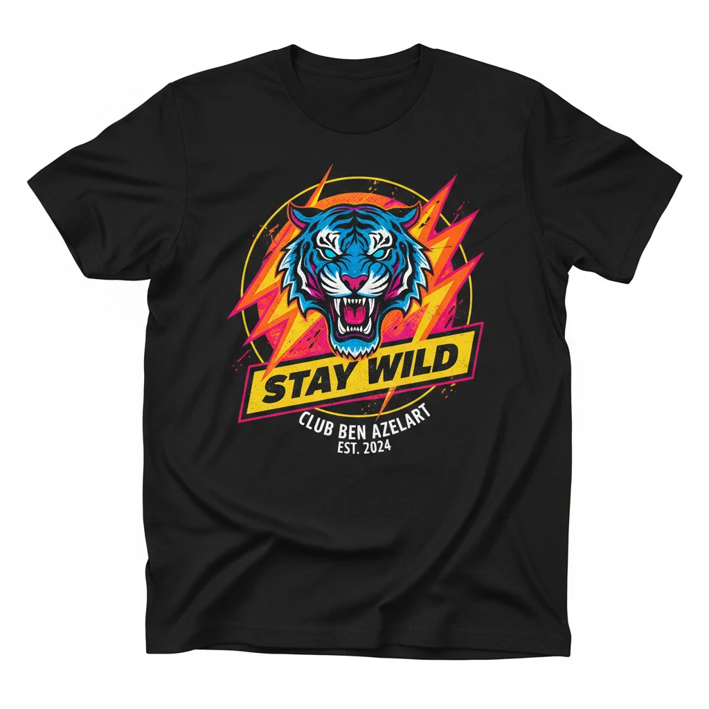 Stay WILD Club Ben Azelart Merch Essential T-Shirt – Unisex Comfort Tee