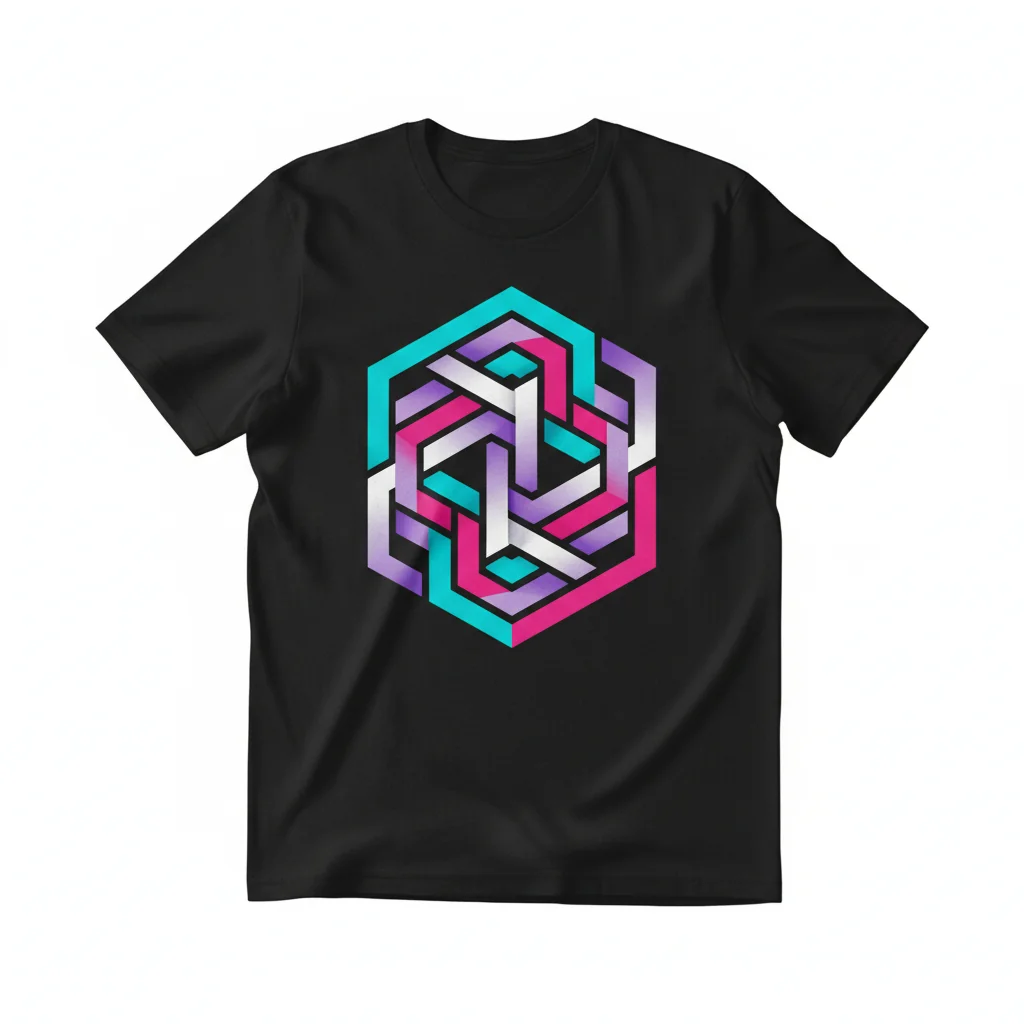 Stealth Faesari Pride Art Lattice Print T-Shirt – Essential Cotton Tee