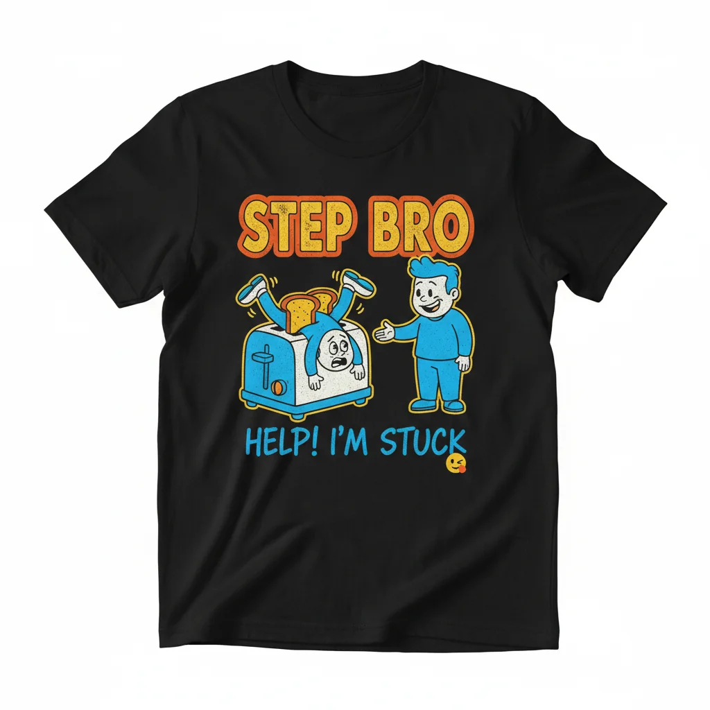 Step Bro Help I'm Stuck Funny Meme Essential T-Shirt Gift