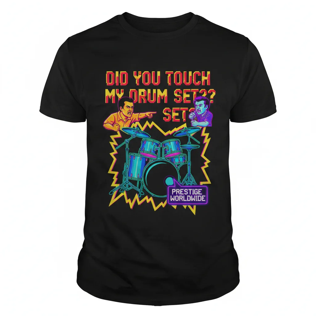 Step Brothers 'Did You Touch My Drum Set?' Essential Tee - Unisex Fit