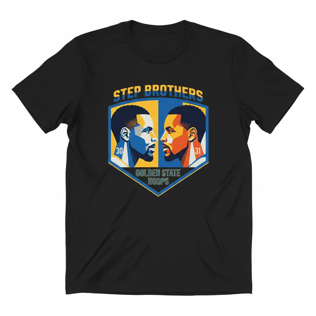 Steph & Seth Curry Golden State Warriors 'Step Brothers' Fan T-Shirt