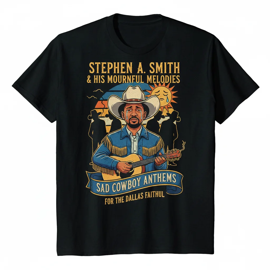Stephen A. Smith's Melancholy Ballad: A Cowboy Fan's Anthem Tee