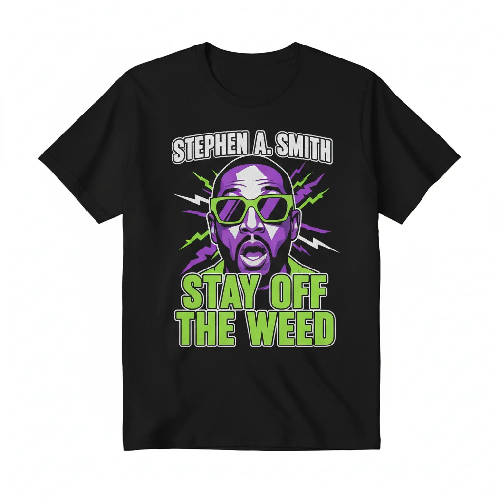 Stephen A. Smith "Stay Off The Weed" - Inspire Your Hustle T-Shirt