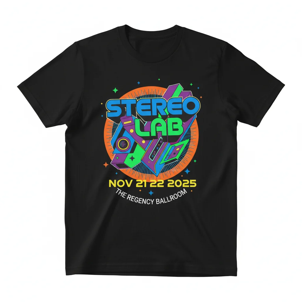 Stereolab Regency Ballroom Tour Tee – 2025 Commemorative Edition
