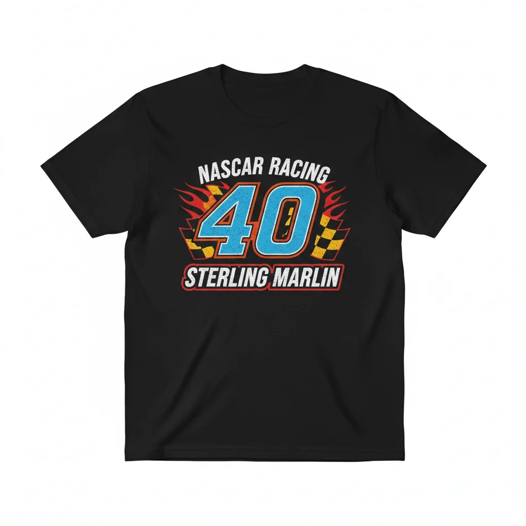 Sterling Marlin #40 NASCAR Racing Decal Essential Unisex T-Shirt