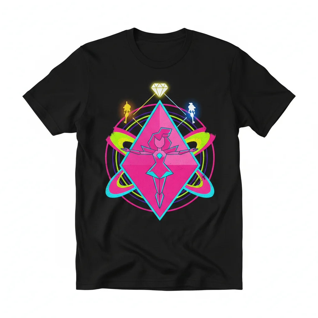 Steven Universe: Pink Diamond Mural - Embrace Your Inner Radiance Essential T-Shirt