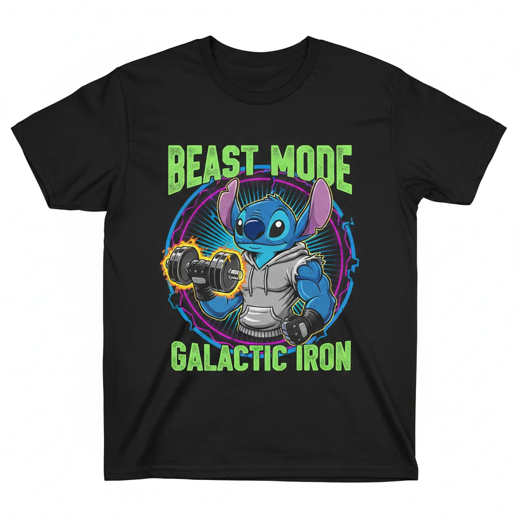 Stitch Gym Essential T-Shirt – Premium Cotton Workout Tee