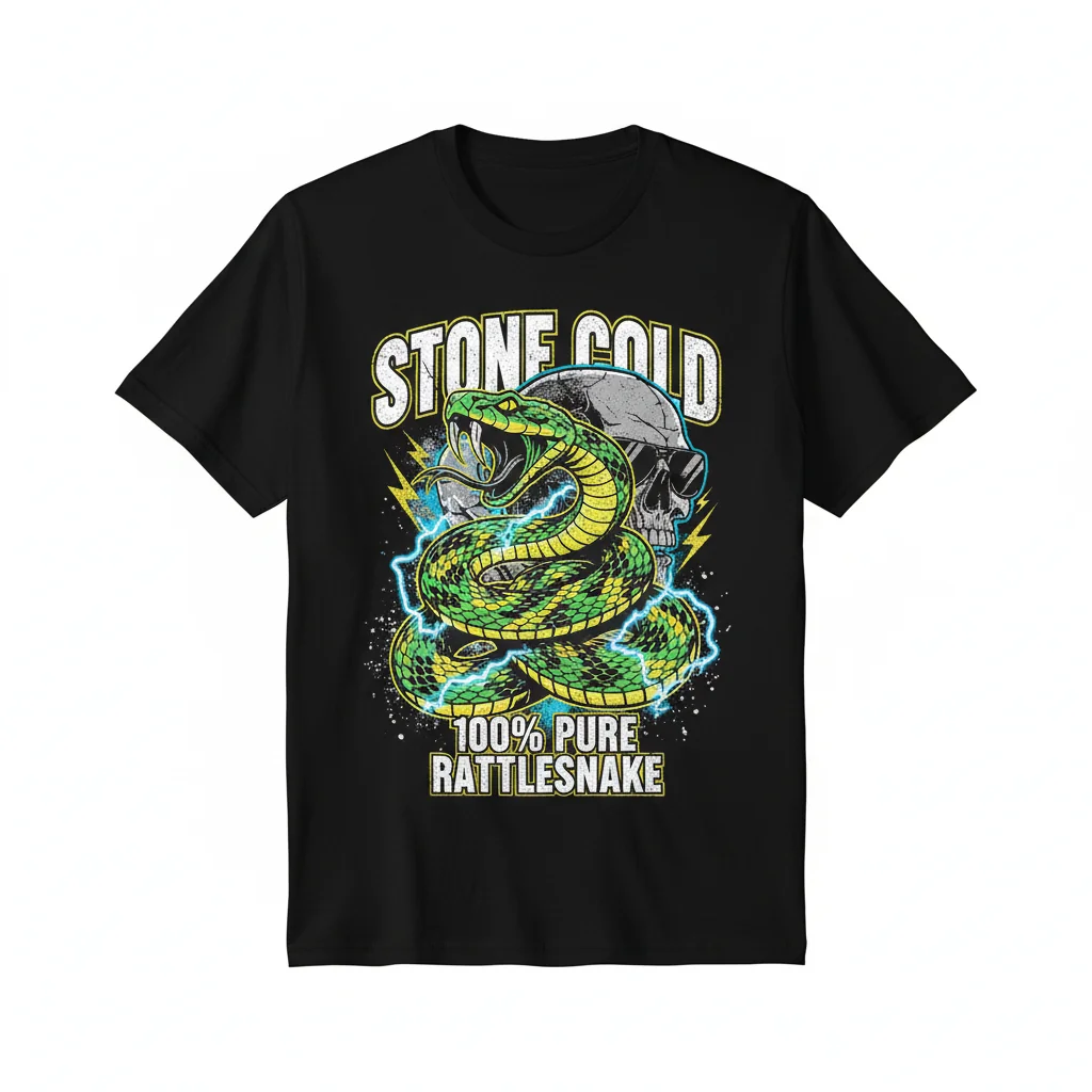 Stone Cold Steve Austin "Rattlesnake Reverence" Tee