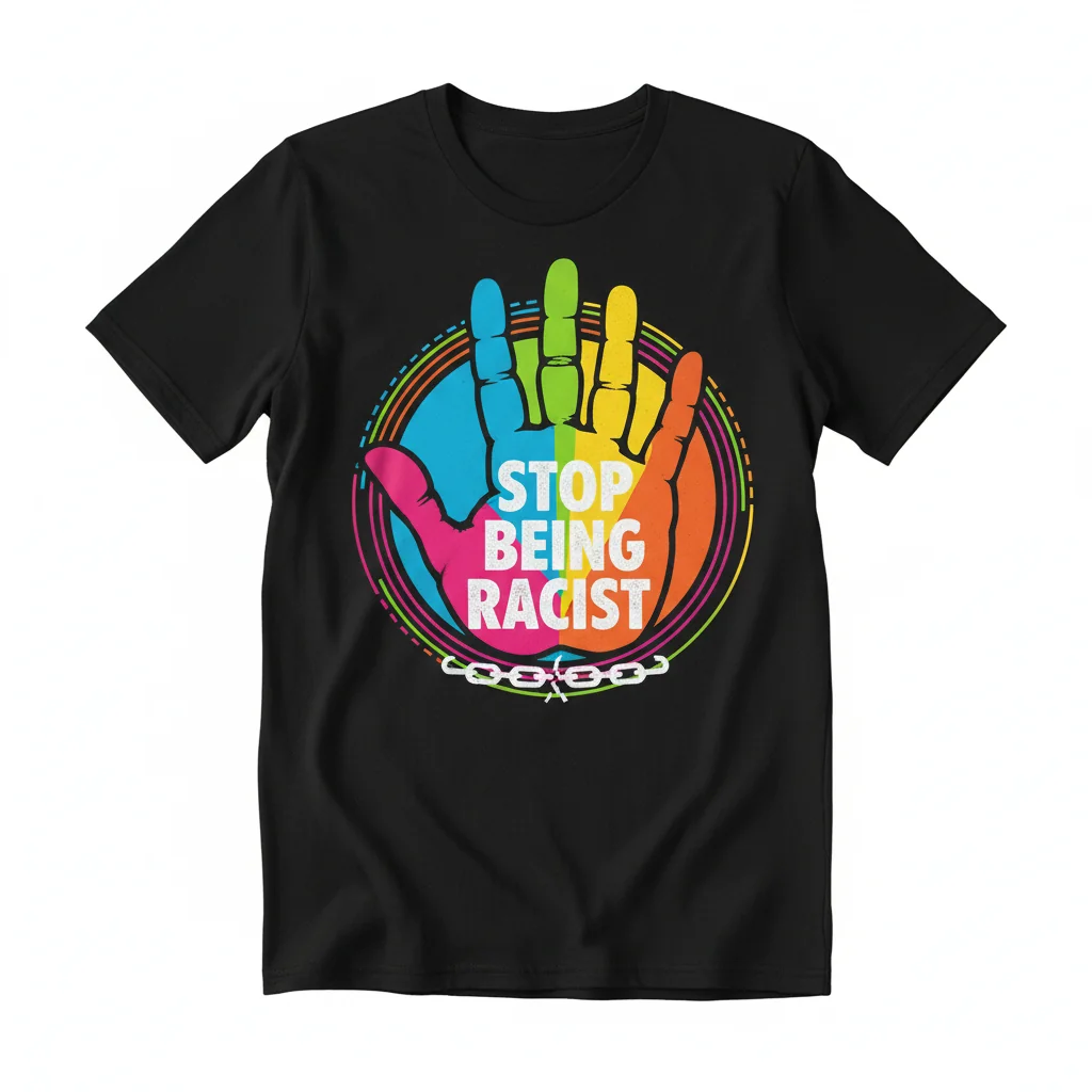 Stop Being Racist Essential T-Shirt – Premium Soft Cotton Anti-Racism Tee