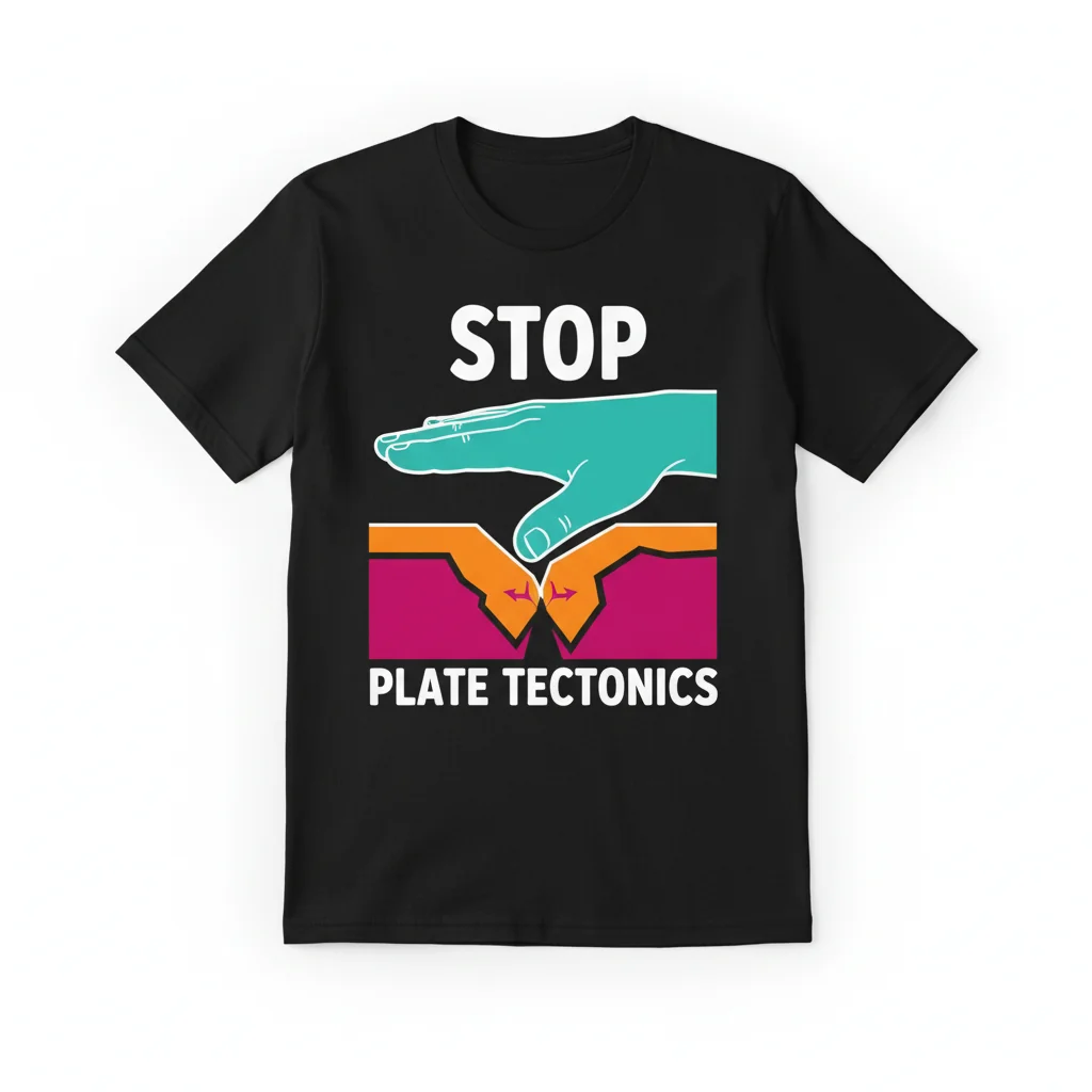Stop Plate Tectonics Essential T-Shirt – Unique Science & Geology Tee