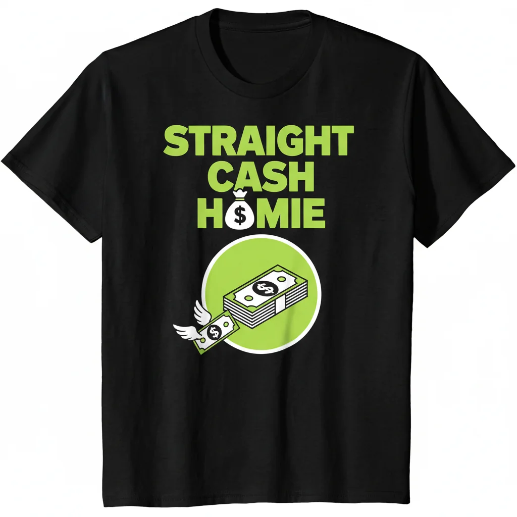 Straight Cash, Homie – The Durable Essential T-Shirt