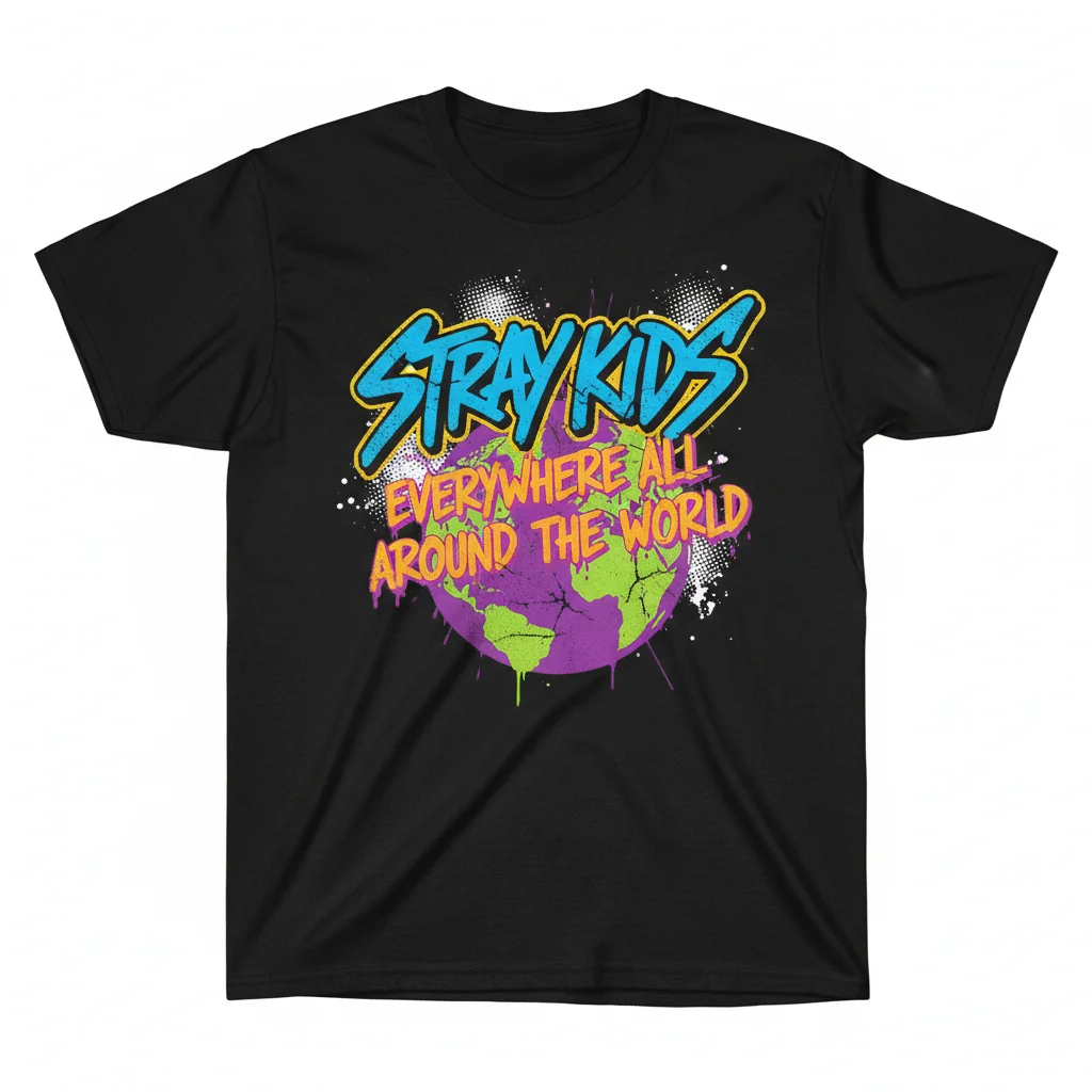 Stray Kids Slogan Essential T-Shirt: Lasting Style & Comfort