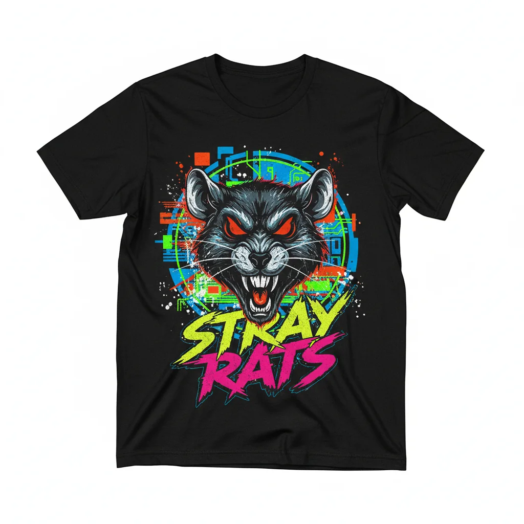 Stray Rats Graphic Tee - Premium Cotton Unisex Shirt