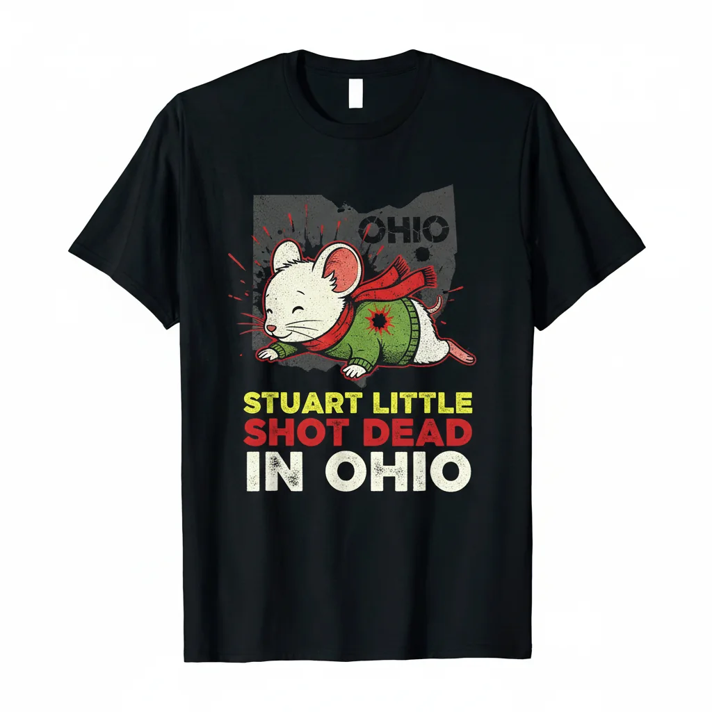 Stuart Little Shot Dead in Ohio Shirt | Premium Unisex Meme Tee