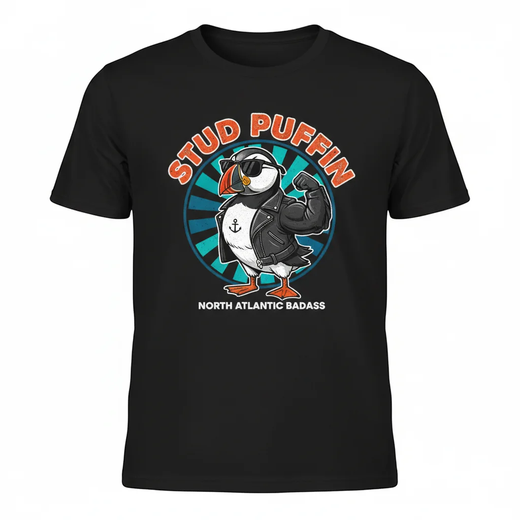 Stud Puffin Essential T-Shirt: Unmatched Comfort & Lasting Style