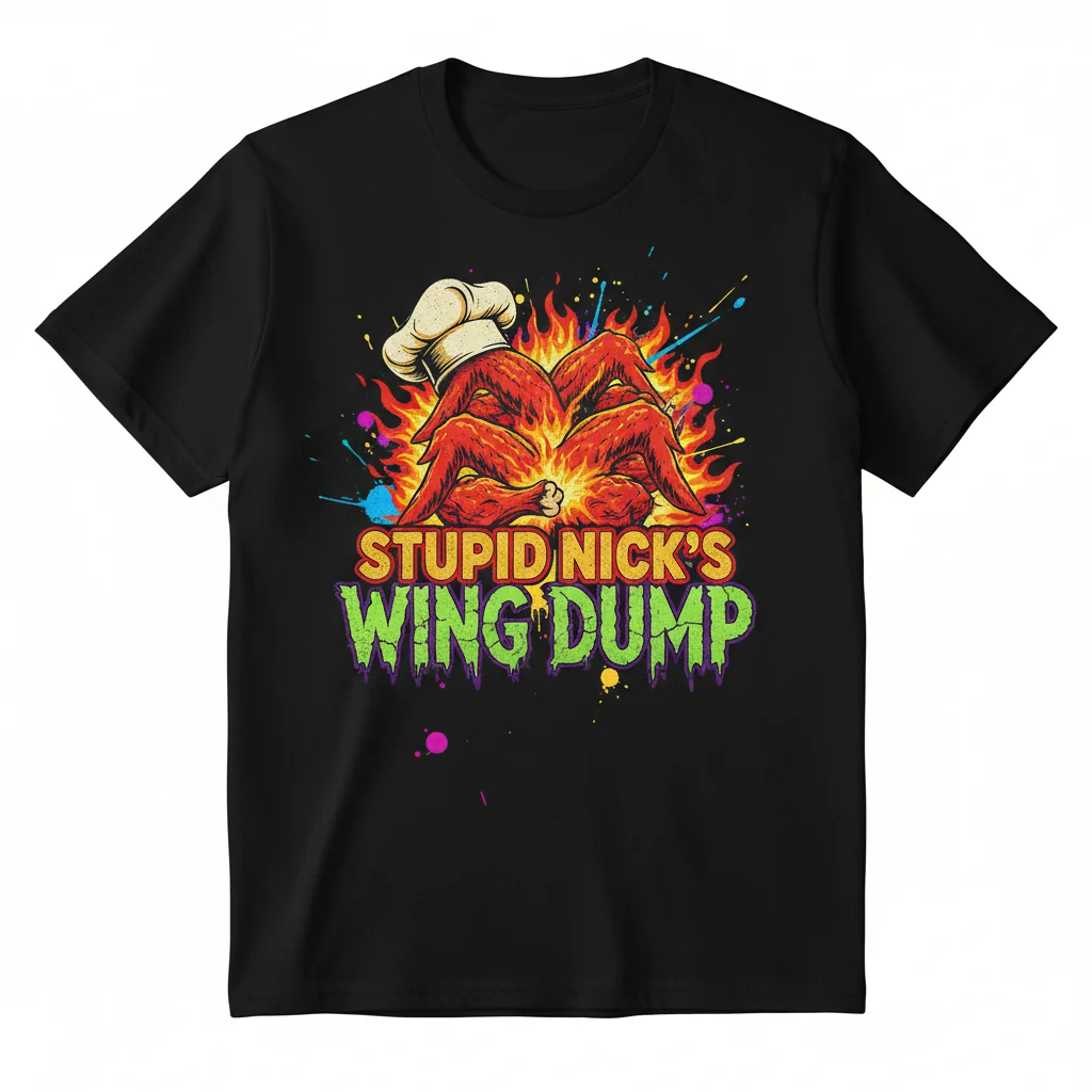 Stupid Nick's Wing Dump Essential T-Shirt – Classic Comfort Tee