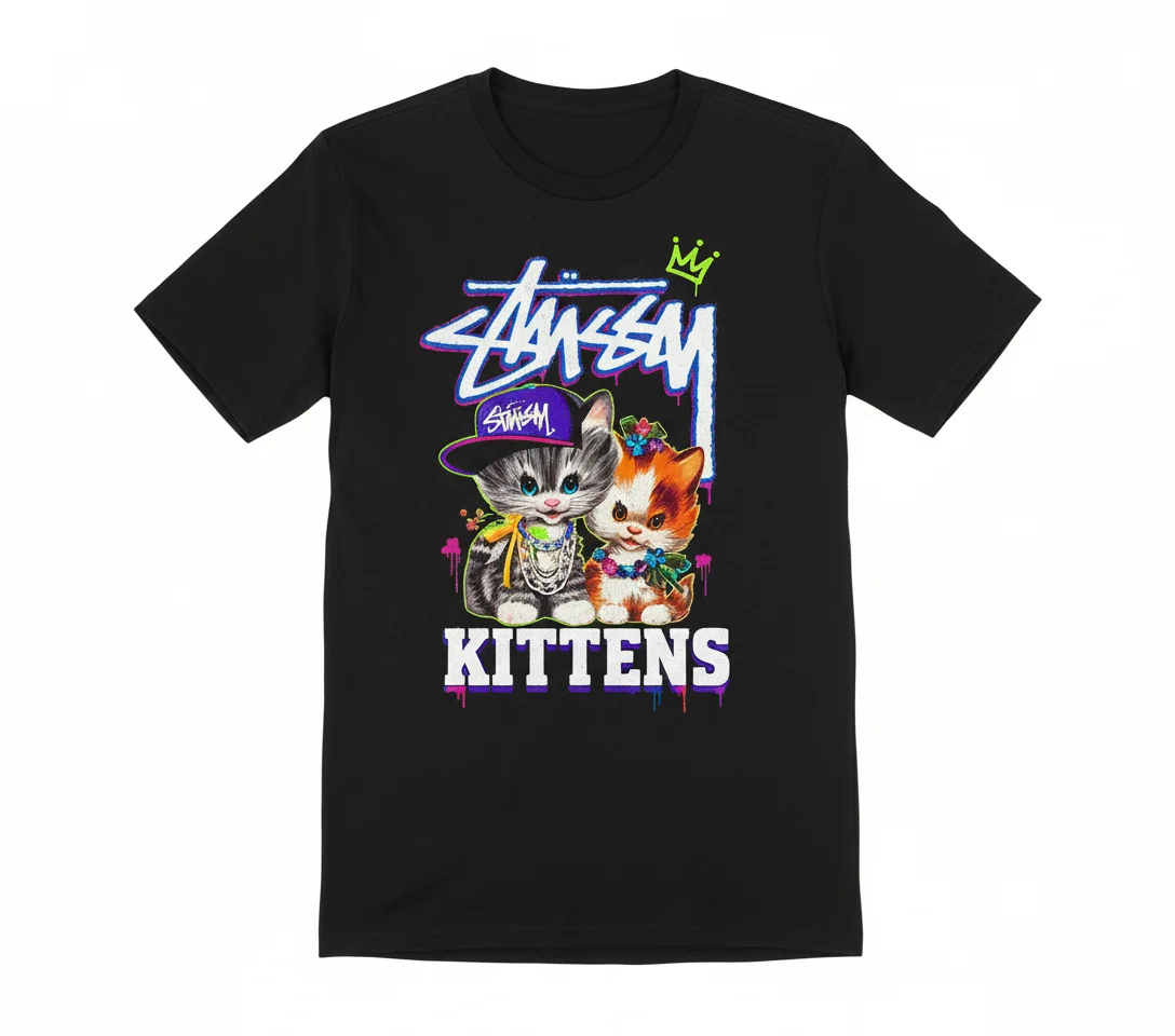 Stussy Kittens Tee: Street Legend