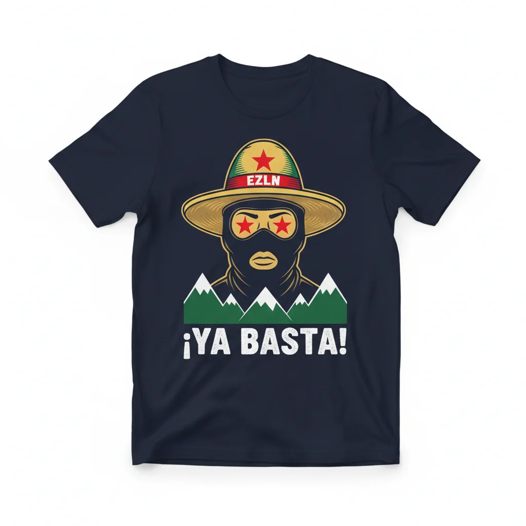 Espíritu de Resistencia: Camiseta Esencial Subcomandante Marcos, EZLN