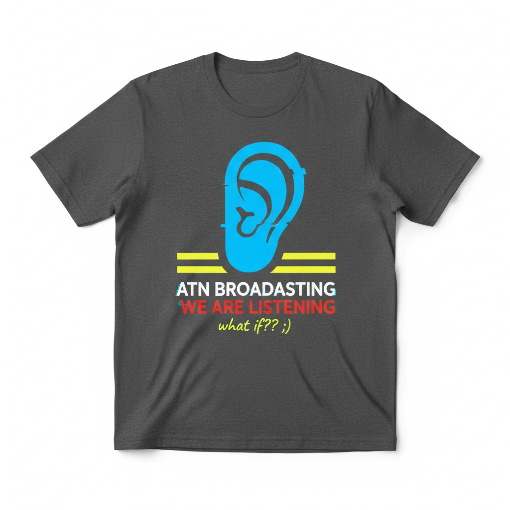 Succession ATN: "We Are Listening" - Essential Crewneck Tee