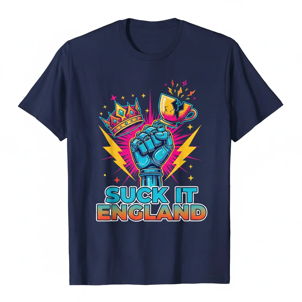 Suck It England Football Slogan T-Shirt - Premium Cotton Tee