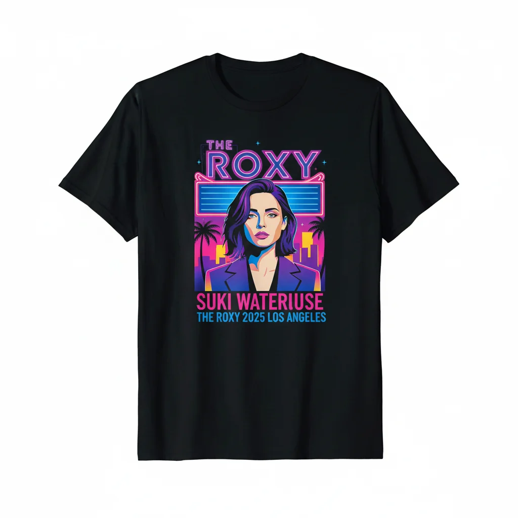 Suki Waterhouse The Roxy 2025 Los Angeles Tee – Live the Moment