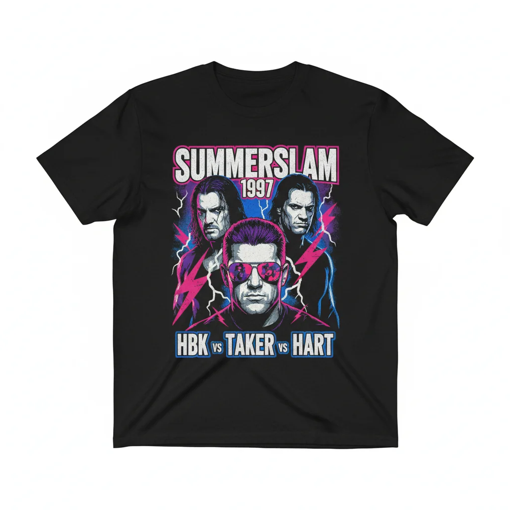 SummerSlam 1997: A Clash of Legends Premium Tee