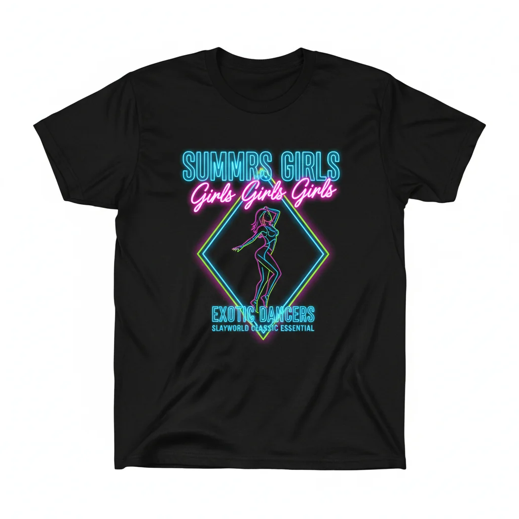 Slayworld Classic 'Girls Girls Girls' — The Essential Tee That Speaks Volumes