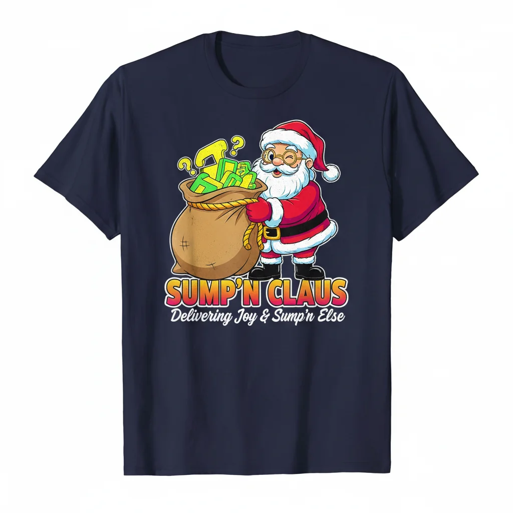 Sump'n Claus Festive Graphic Tee - Essential Comfort