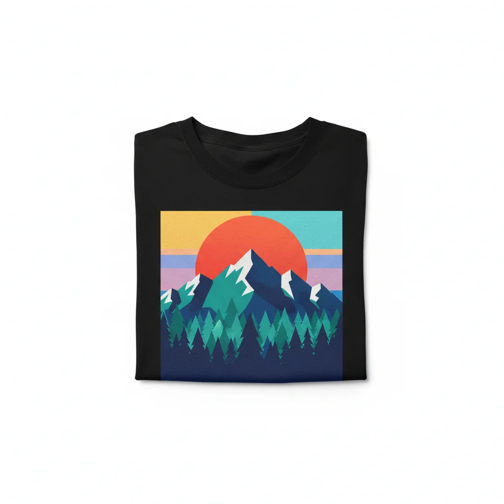 "Sunrise Kingdom" - Where Art Meets Everyday Comfort Essential T-Shirt 1 "Sunrise Kingdom" - Where Art Meets Everyday Comfort Essential T-Shirt