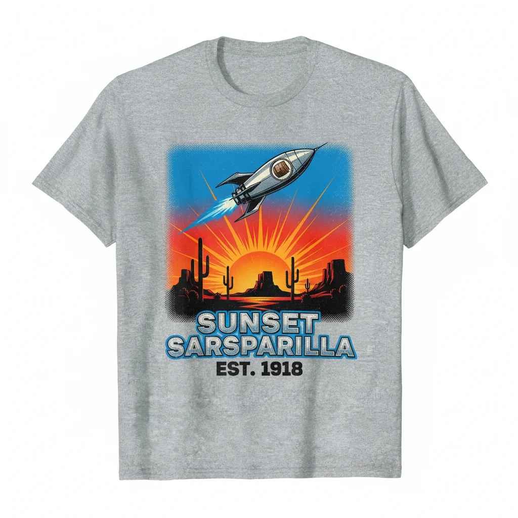 Vintage Vibe Sunset Sarsaparilla '18 Tee