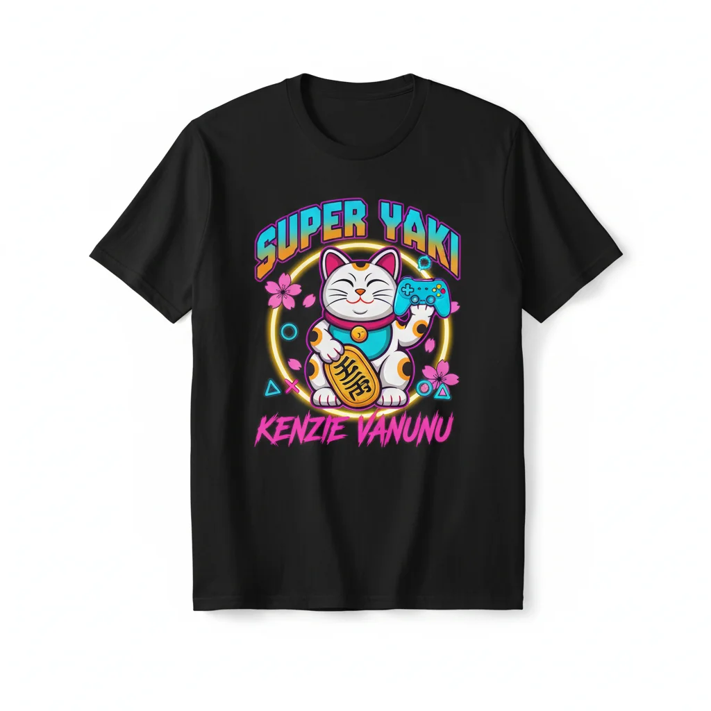 Super Yaki & Kenzie Vanunu Graphic T-Shirt | Premium Cotton Tee