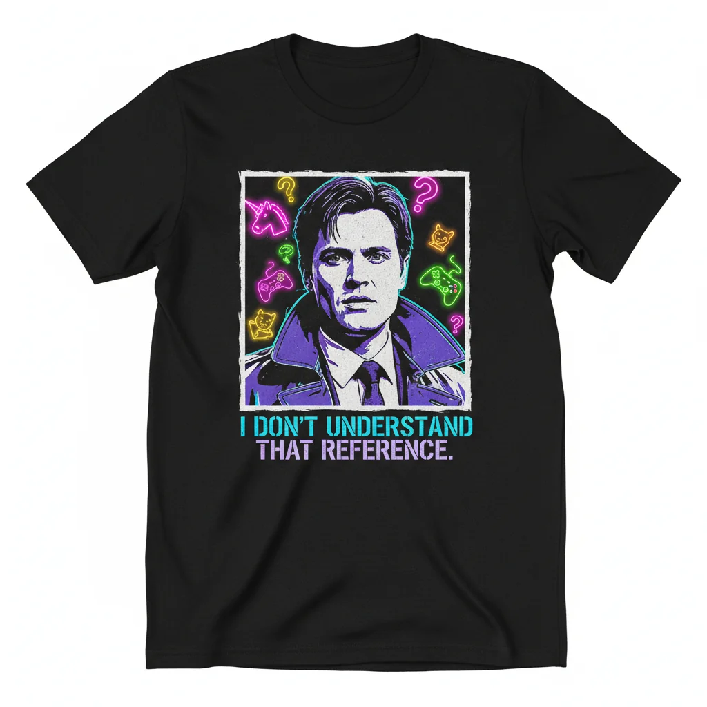 Supernatural Castiel 'I Don't Understand That Reference' Quote T-Shirt