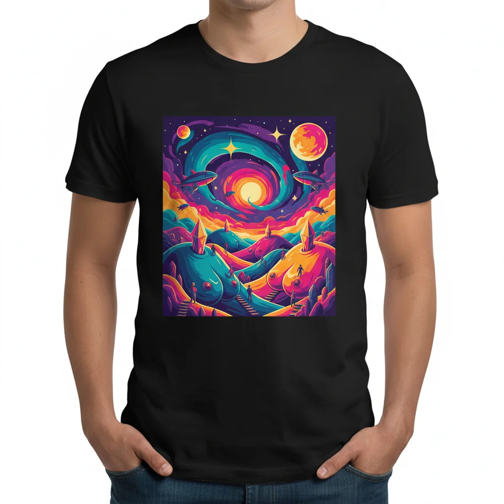 Boobtopia: Surreal Boob Landscape - The Essential Tee
