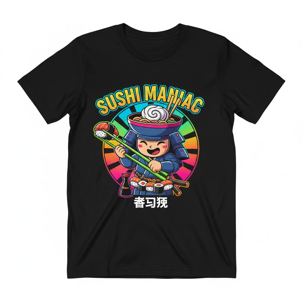 Sushi Maniac: Wear Your Passion Essential Tee