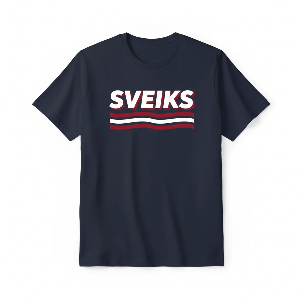 Sveiks - The Ultimate Latvian Pride Essential T-Shirt: Unmatched Comfort & Durability