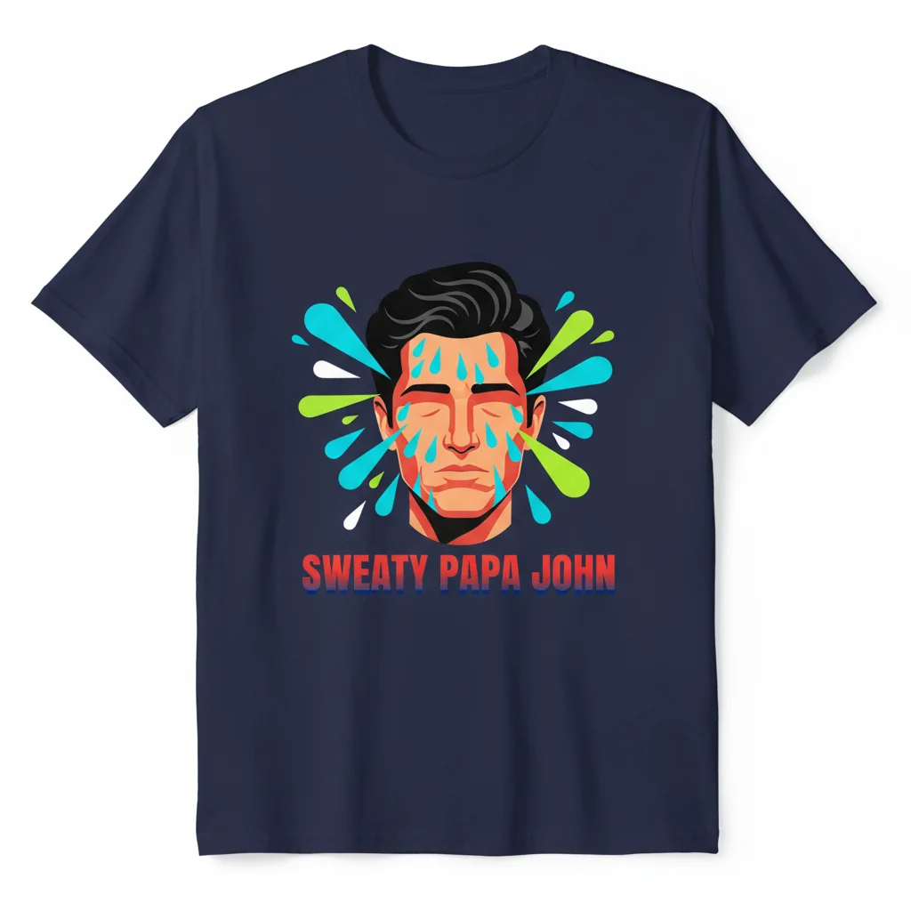 The 'Sweaty Papa John' Tee: A Tribute to Hustle & Heart
