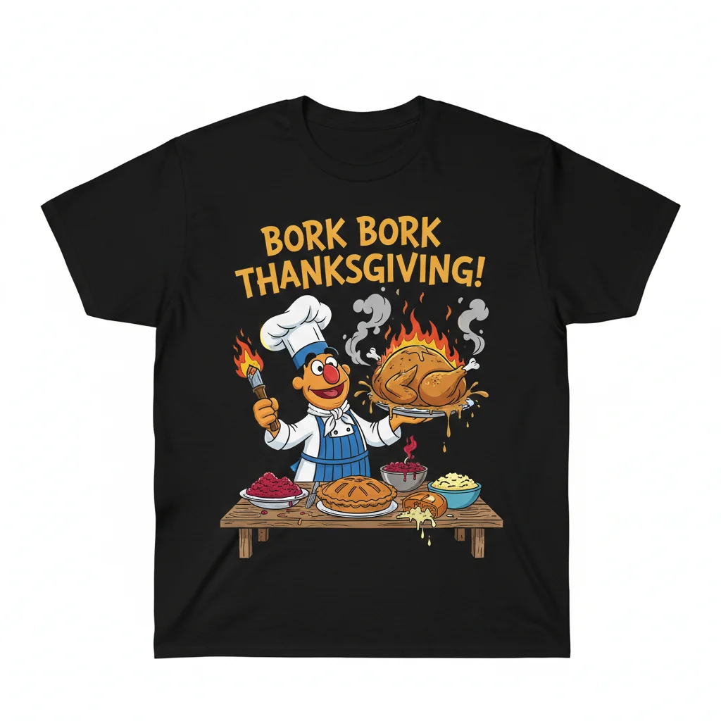 Bork! Swedish Chef Thanksgiving Feast Essential Tee
