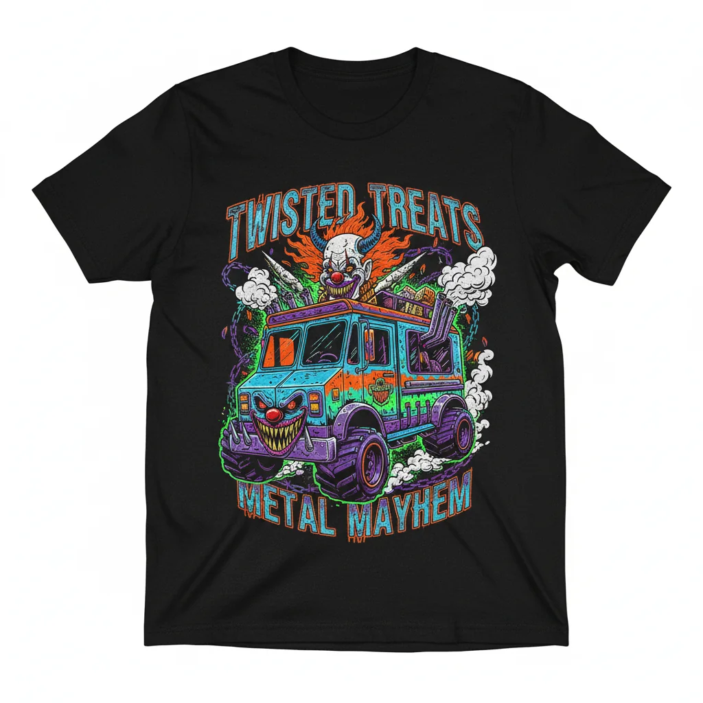 Sweet Tooth Twisted Metal T-Shirt – Classic Gaming Apparel