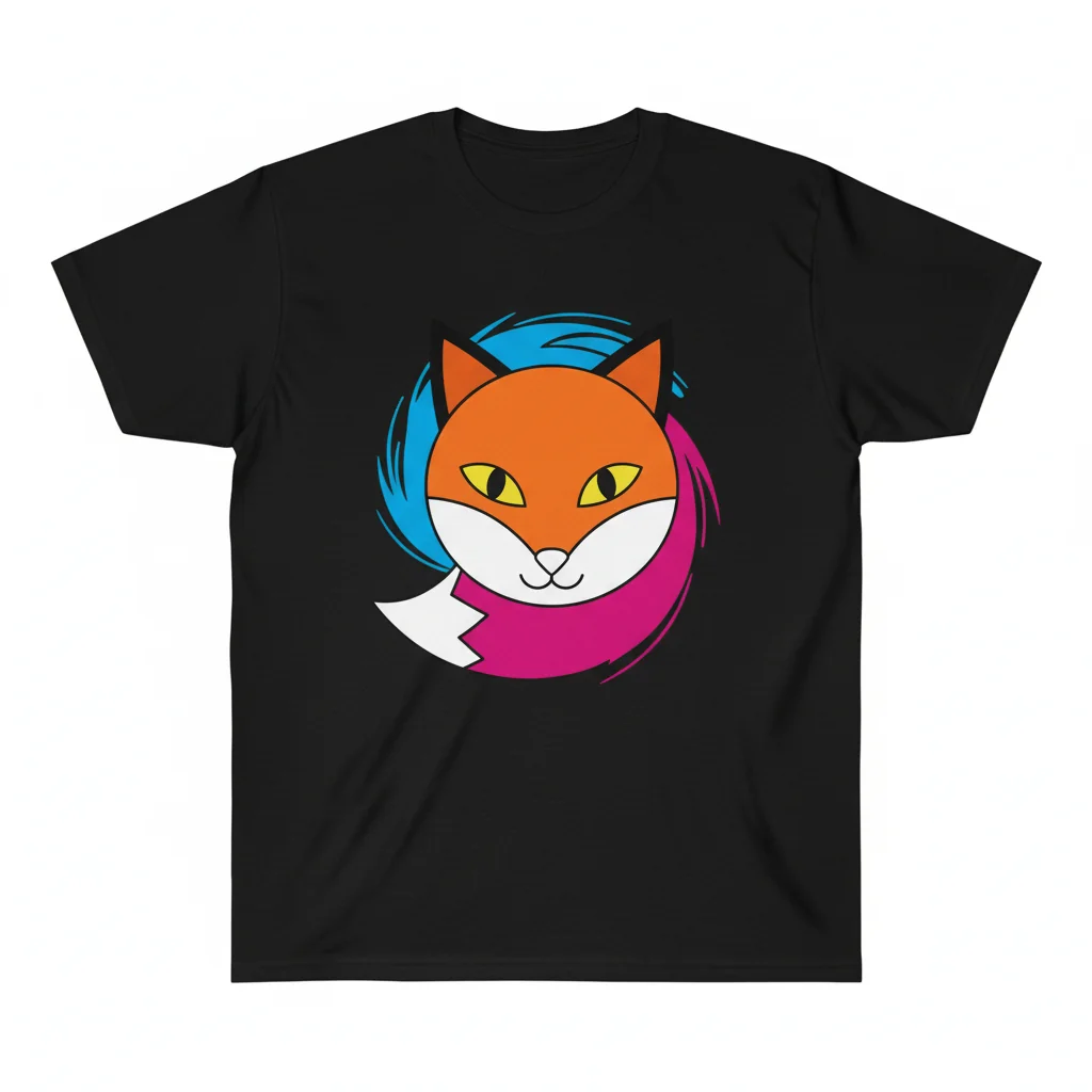 Smiling Fox Tee: Street Vibes Essential