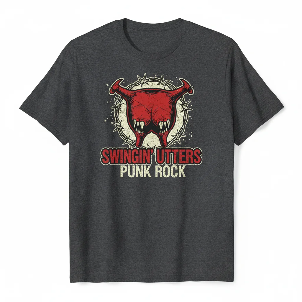 Swingin' Utters Punk Rock Tee | Wearable Art Inspired by the Music