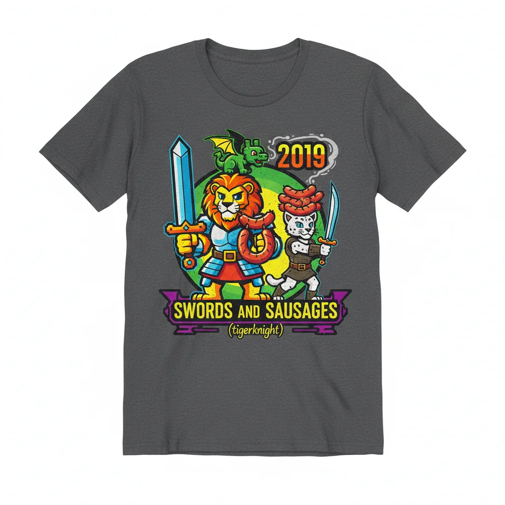 Swords and Sausages (2019 Edition) Essential T-Shirt – Premium Unisex Tee