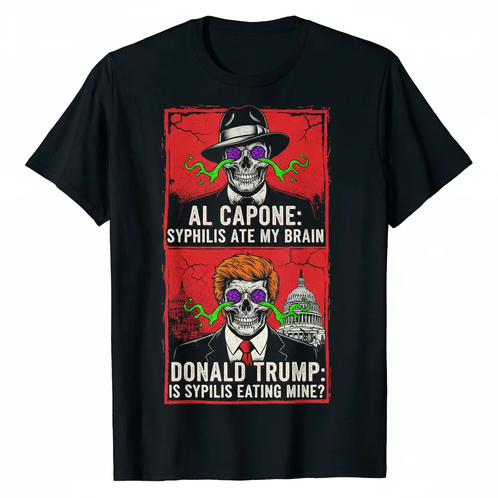 The Capone & Trump Conundrum: A Thought-Provoking Artistic Tee