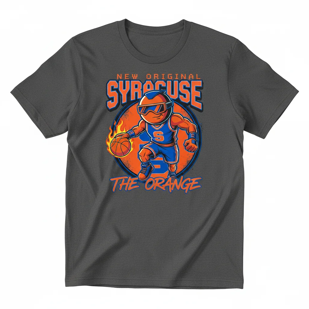 Syracuse Orange Otto The Orange Mascot T-Shirt - NCAA College Fan Apparel