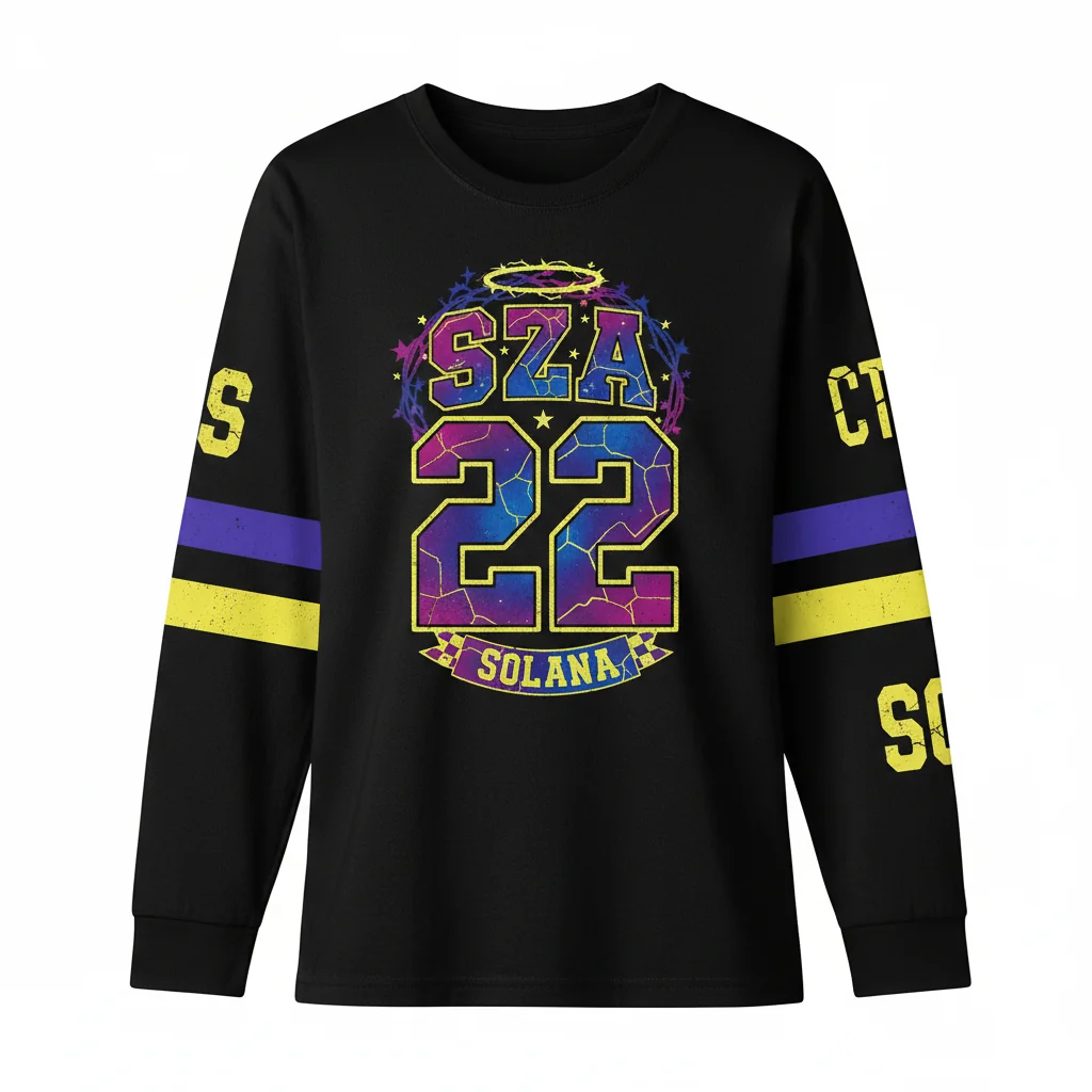 SZA Inspired Hockey Jersey | Wearable Art for the Soul