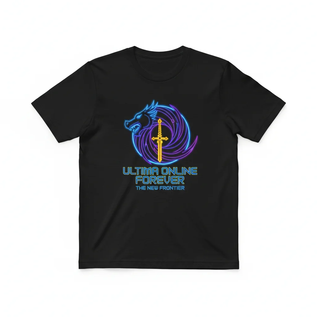 Ultima Online MMORPG T-Shirt | Classic UO Forever Gaming Tee