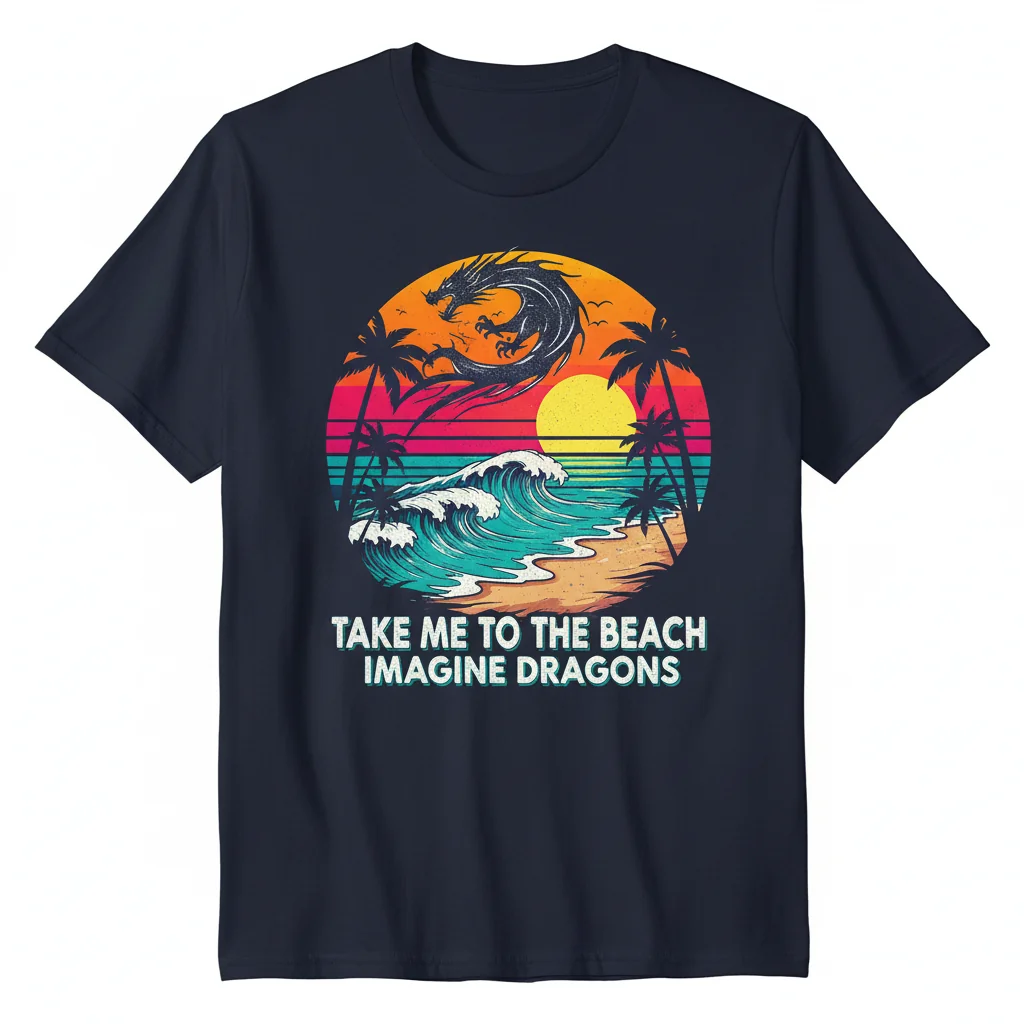 Beach Dragon Vibes Tee