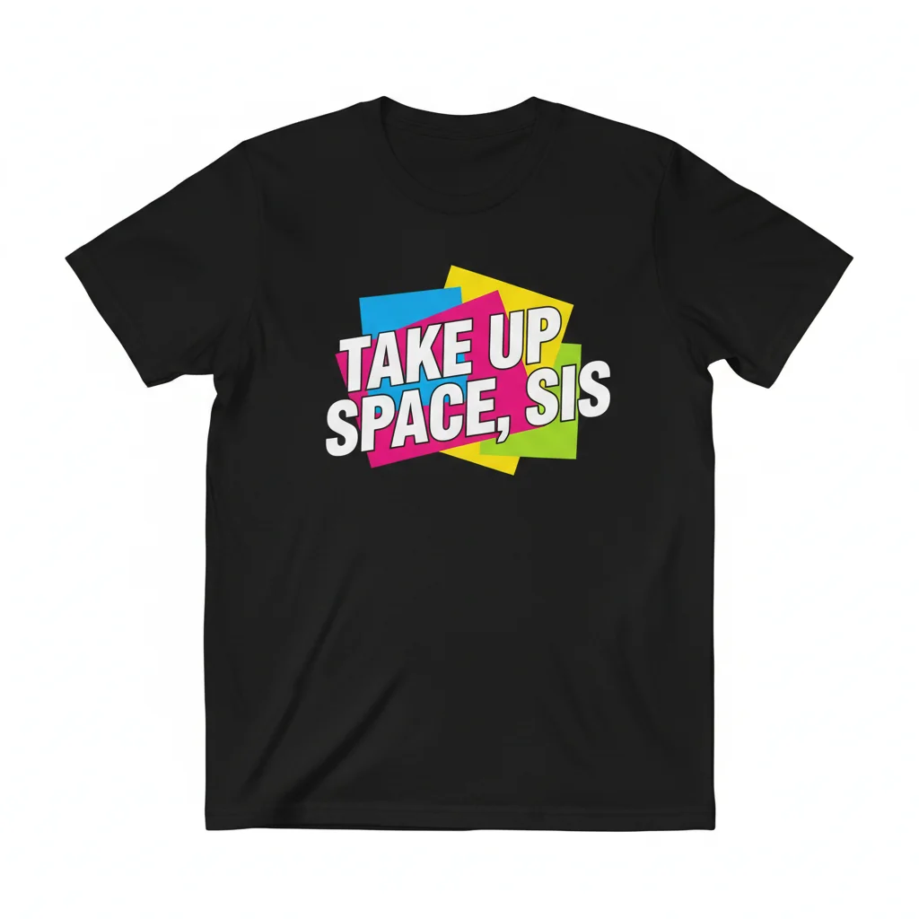 Take Up Space Sis Essential T-Shirt - Premium Cotton Tee for Women